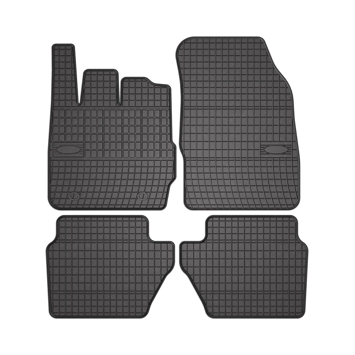 Ford Fiesta Floor Mats - Omac - El Toro - Black - '11-'19